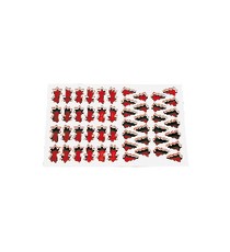 Placche Per Pastafrolla Di Natale Cm 7,5 In Plastica
