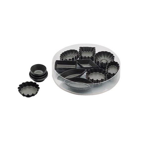Confezione 60 Tartellette Assortite Antiaderenti