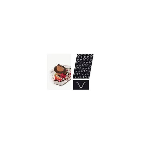 Stampo Flessibile Inserto Cono Cm 5 In Silicone