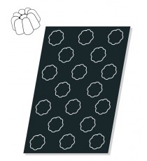 Stampo Cm 60x40 Flessibile Bavarese Cm 7,8 In Silicone