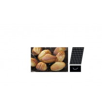 Stampo Flessibile Cm 60x40 Mini Madeleines In Silicone