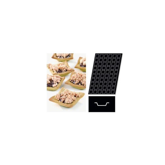 Stampo Flessibile Cm 60x40 Mini Quadrati In Silicone