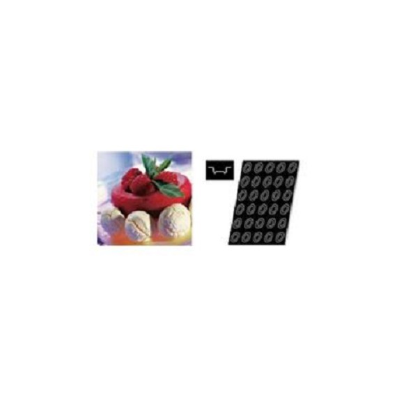 Stampo Flessibile Savarin Ovali In Silicone