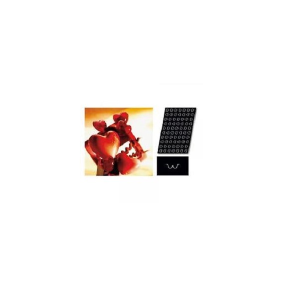 Stampo Flessibile Cm 60x40 Mini Cuori In Silicone