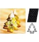 Stampo Flessibile Cm 60x40 Abeti In Silicone