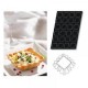 Stampo Flessibile Cm 60x40 Tartellette Quadra In Silicone