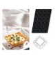 Stampo Flessibile Cm 60x40 Tartellette Quadra In Silicone
