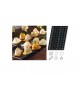 Stampo Flessibile Cm 60x40 Pasticcini Forme Varie In Silicone