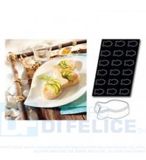 Stampo Flessibile Cm 60x40 Pesci In Silicone