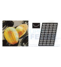 Stampo Flessibile Cm 60x40 Madeleines In Silicone