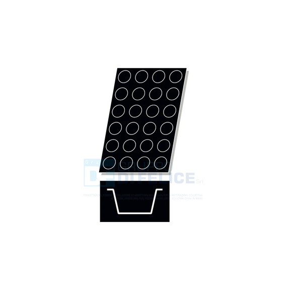 Stampo Flessibile Cm 60x40 Muffins Cm 7,8  In Silicone