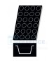 Stampo Flessibile Cm 60x40 Muffins Cm 7,8  In Silicone
