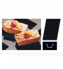 Stampo Flessibile Cm 60x40 Cakes Rettangolari In Silicone