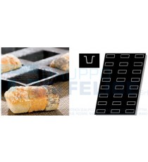 Stampo Flessibile Cm 60x40 Cakes Rettangolari In Silicone