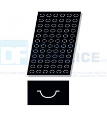 Stampo Flessibile Cm 60x40 Mini-Tronchetti In Silicone