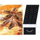 Stampo Flessibile Cm 60x40 Tartellette Ovali In Silicone