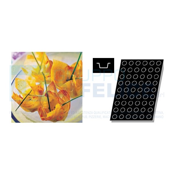 Stampo Flessibile Cm 60x40 Petit Fours Cm 4 In Silicone
