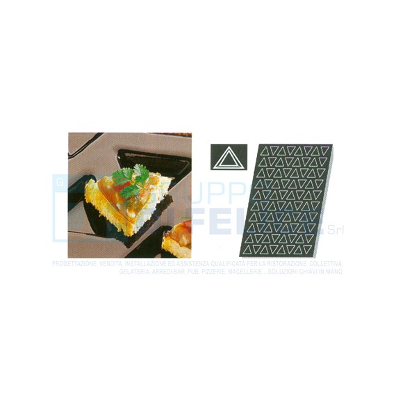 Stampo Flessibile Cm 60x40 Triangoli In Silicone