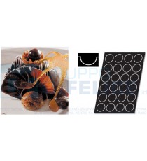 Stampo Flessibile Cm 60x40 Semisfere Cm 8 In Silicone