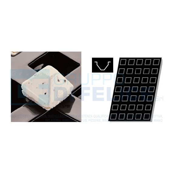 Stampo Flessibile Cm 60x40 Piramidi In Silicone
