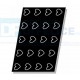 Stampo Flessibile Cm 60x40 Cuori In Silicone