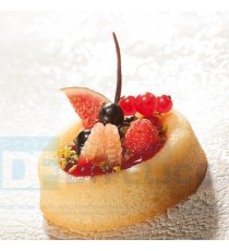 Stampo Flessibile Cm 60x40 Fondi Per Tartine Cm 8 In Silicone