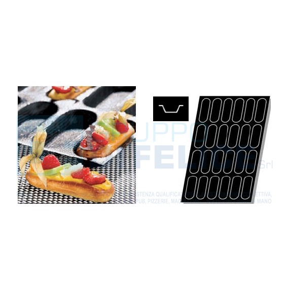 Stampo Flessibile Cm 60x40 Briochette In Silicone