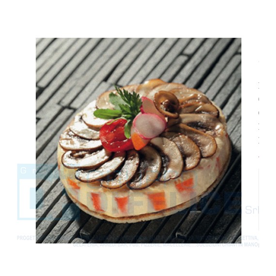 Stampo Flessibile Cm 60x40 Quiches Cm 10,2 In Silicone