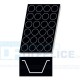 Stampo Flessibile Cm 60x40 Muffins Cm 7,9 In Silicone