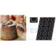 Stampo Flessibile Cm 60x40 Muffins Cm 8,2 In Silicone