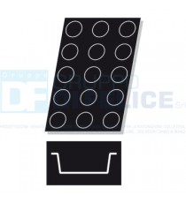 Stampo Flessibile Cm 60x40 Muffins Cm 9,1 In Silicone