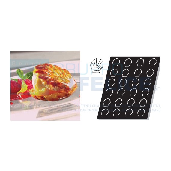 Stampo Flessibile Cm 60x40 Tarte Tatin Cm 10,5 In Silicone