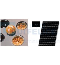 Stampo Flessibile Cm 60x40 N.96 Mini Semisfera Cm 2,6 In Silicone