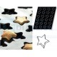 Stampo Flessibile Cm 60x40 N.24 Stelle In Silicone
