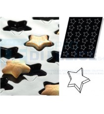 Stampo Flessibile Cm 60x40 N.24 Stelle In Silicone