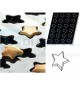 Stampo Flessibile Cm 60x40 N.24 Stelle In Silicone