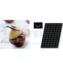 Stampo Flessibile Cm 60x40 N. 64 Mini Ovale Piatto In Silicone