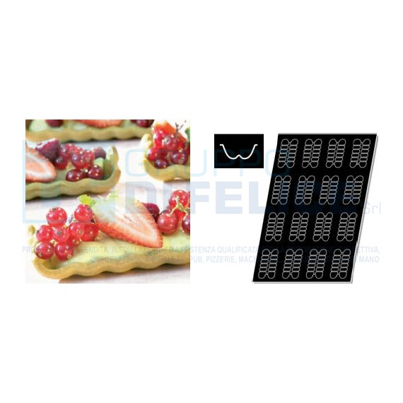 Stampo Tartina Festonata In Silicone