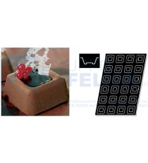 Stampo Quadrato In Silicone