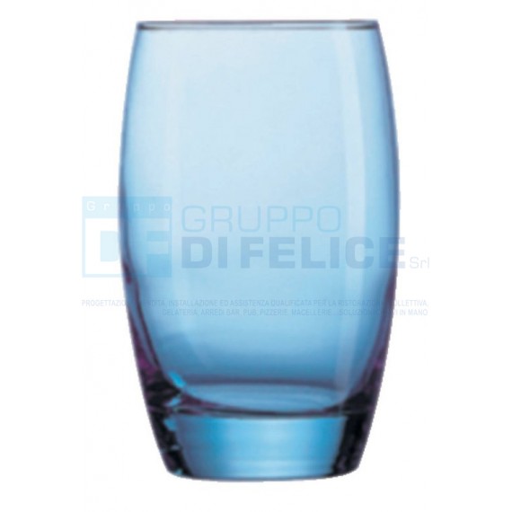Bicchiere SALTO 35 blu conf. 6  pz