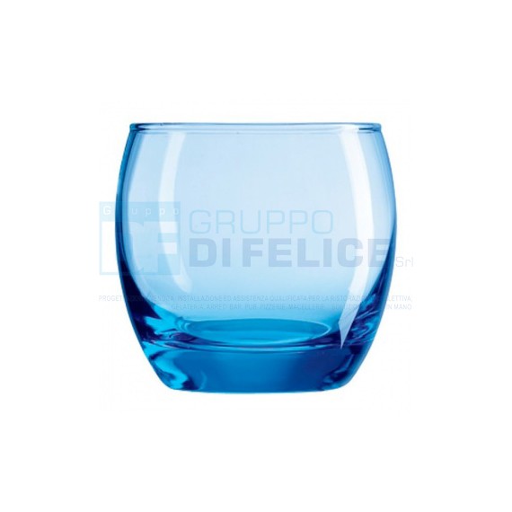Bicchiere SALTO 32 blu conf. 4  pz