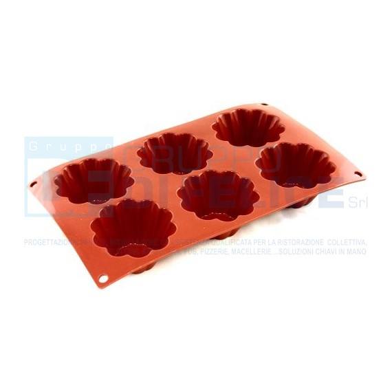 Flexipad Briochette Festonata Cm 7,9 In Silicone