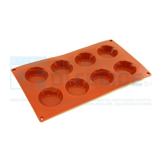 Flexipad Tartellette 8 Imp. Cm 6 In Silicone