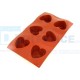 Flexipad Cuore 6 Imp. Cm 5,5x5 In Silicone