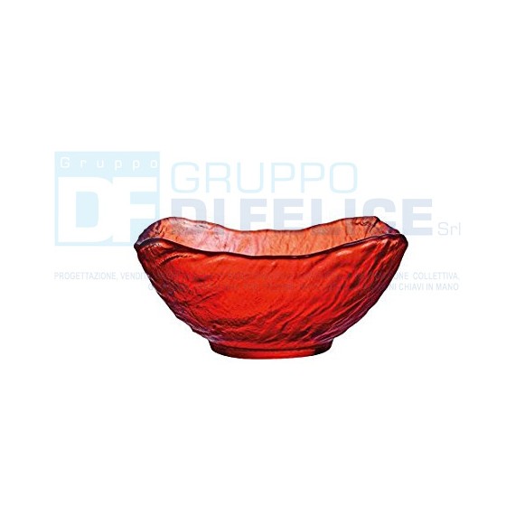 Coppa quadra red MINERALI 29 conf. 6 pz