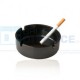 Posacenere IMPILABILE nero 10 conf. 6 pz