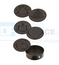 Stampo Apribile 6 Fondi Cm 26 Antiaderente