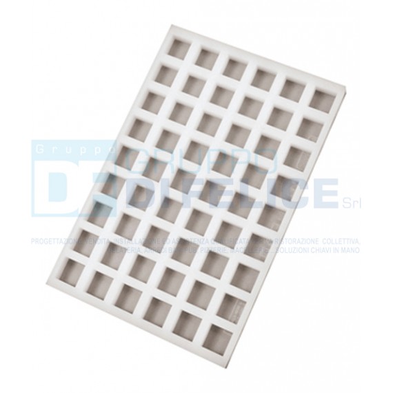 Stampi In Silicone Per Praline Quadrato Mm 23x23
