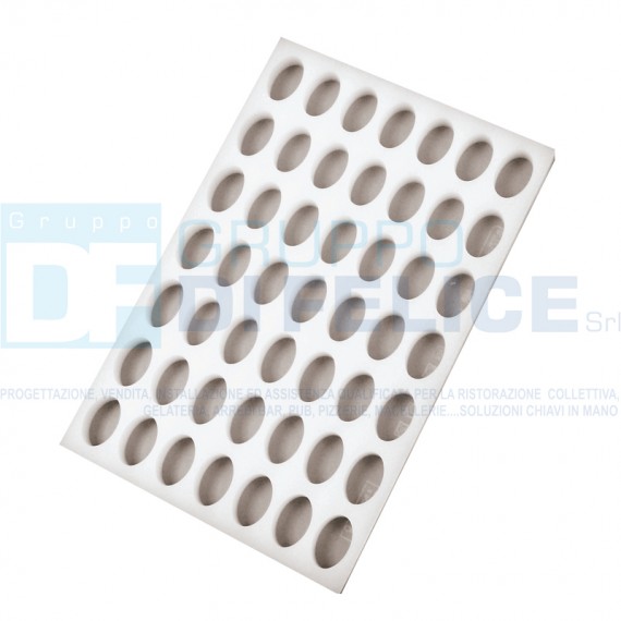 Stampi In Silicone Per Praline Ovale Mm 32x21