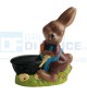 Stampo 3D Coniglietto Che Spinge Cesto H. 14 cm In Policarbonato